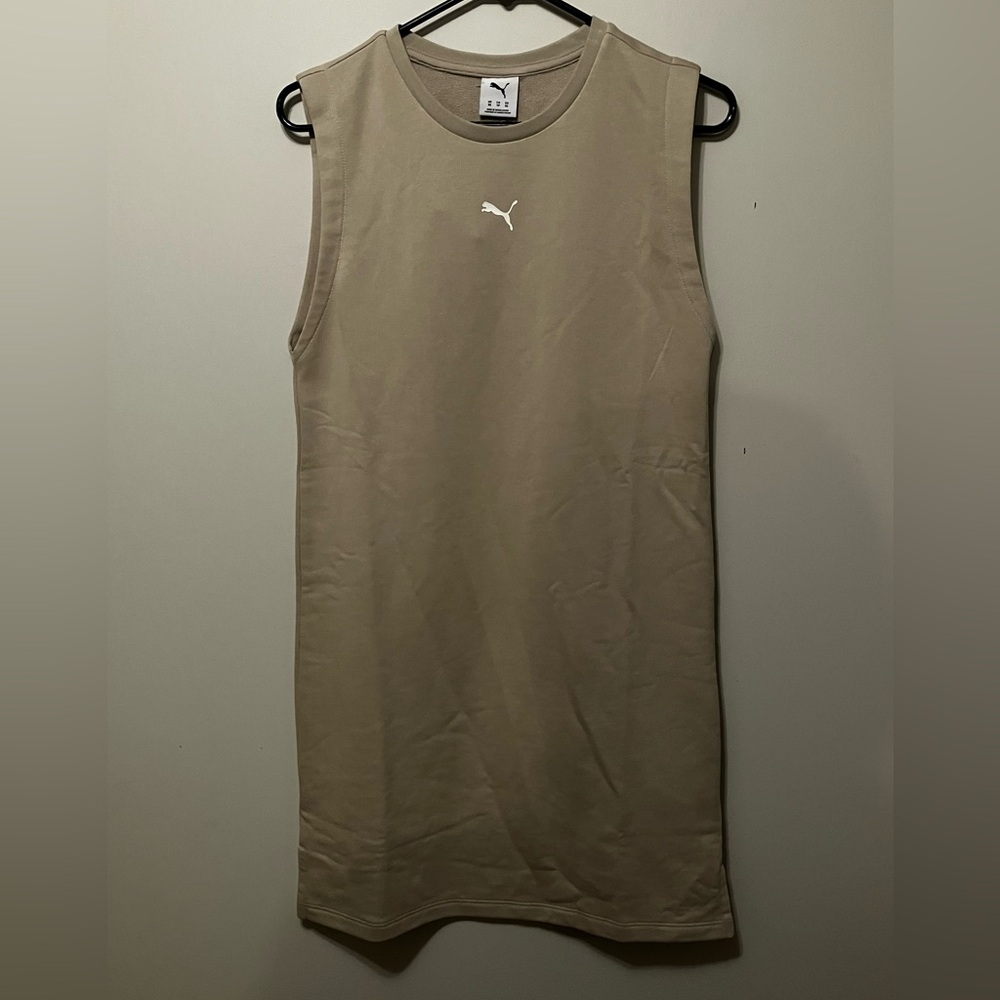 Puma Desert Dust Sleeveless Tank Casual Dress Size XS